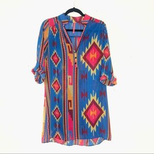 5 FOR $25 ⭐️ Bright Western Dress